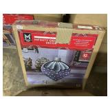 Pre-lit infinity ornament decor 32in tall