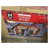 Pre-lit Oversized gift box archway