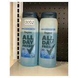 Degree body wash 4-20 fl oz 2-missing some