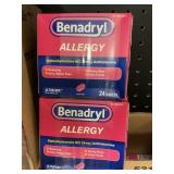 Bendadryl allergy 12-24 tablets