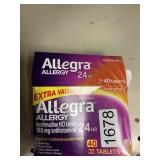 Allegra allergy 40 tablets