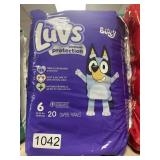 Luvs 20 diapers size 6
