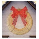 Pre-lit wreath decor