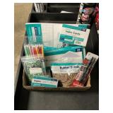 Misc stationary- pens- pencils- rubber bands lot