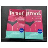 Proof period underwear L 2 ct