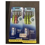 Oral-B 2-4 packs toothbrushes