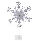 Pre-lit Snowflake tree topper