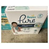 Pampers pure 66 diapers size 3