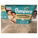 Pampers 96 diapers size 1