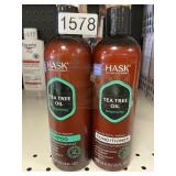 Hask tea tree oil shamoo & conditioner 2-12 fl oz