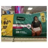 Depend L womens underwear 2-28 ct