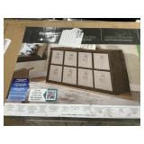Bayside room divider w/ 8 storage bins