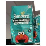 Pampers 92 diapers size 4