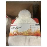 Heat Logic womens cozy lined knit hat 3 ct