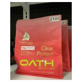 Oath clear protein 20g 18 servings