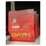 Oath clear protein 20g 18 servings