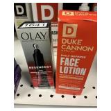 Duke Cannon lotion Olay treatment 2 items