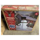 Pre-lit pop-up twinkling snowman