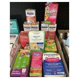 Childrens mucinex-Benadryl-Tylenol-Zyrtec lot 12