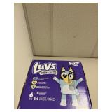 Luvs 54 diapers size 6