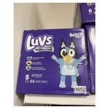 Luvs 66 diapers size 5