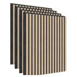 Artika sound absorbing slatted panel kit 4 ct
