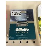 Gillette intimate 4 cartridges