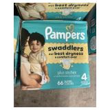 Pampers 66 diapers size 4