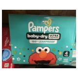 Pampers 150 diapers size 4