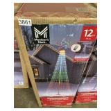 12ft tall Multicolor lightshow tree