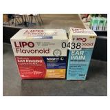 Ear Pain-Lipo Flavonoid lot of 2 items