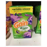 Gain dryer sheets 5-60 ct