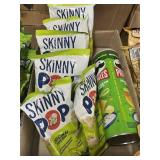 Skinny Pop 6 bags-Pringles can  lot