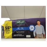 Depend mens underwear XL 20 ct