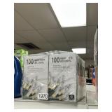 100 Warm white lights LED 6 ct
