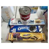 Crackers- Oreo-Fig newtone-Campbells soup 4 items