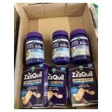 Vicks Zzz nasal strips 3 packs 3-42 gummies