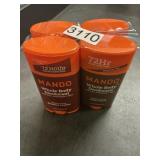 Mando whole body deodorant 4 sticks