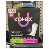 Kotex thin pads 40 ct