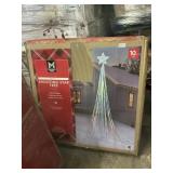 10ft tall pre-lit shooting star tree