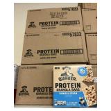 Quaker protein granola bars cookies & cream 12-5ct