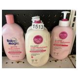 Eos body lotion3-16 fl oz -Baby Magic 1-16.5 fl