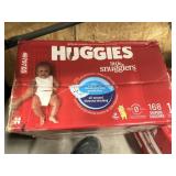 Huggies 168 diapers size 1