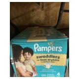 Pampers 120 diapers size 4