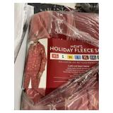 Mens Holiday fleece set XL