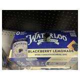 Waterloo 8 cans sparkling water
