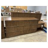 King  headboard-6-drawer dresser-1 dr nighstand
