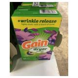 Gain dryer sheets 4-60 ct