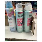 Deodorant cans 3 ct