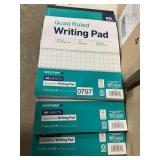 Quad ruled writing pad 3 ct